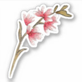 抽象芸術花スタイルデザイン シール (正面)