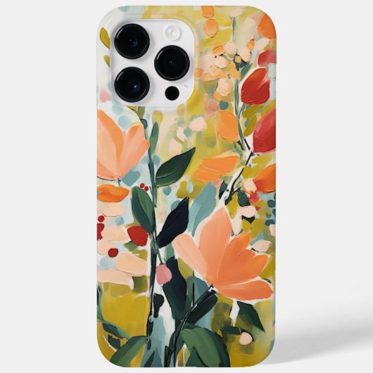 抽象芸術花デザインフローラ 芸術的 Case-Mate iPhoneケース (裏面)