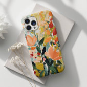 抽象芸術花デザインフローラ 芸術的 Case-Mate iPhoneケース