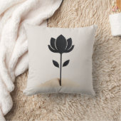 抽象芸術花デザイン クッション (ブランケット)