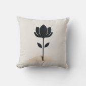 抽象芸術花デザイン クッション (正面)