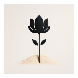 抽象芸術花デザイン フォトプリント           