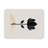 抽象芸術花デザイン マグネット (横)