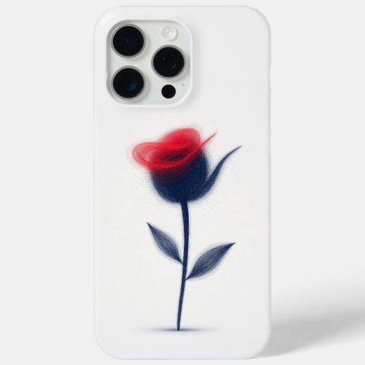 抽象芸術花デザイン Case-Mate iPhoneケース (裏面)