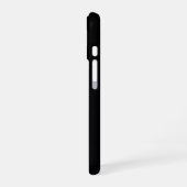 抽象芸術花デザイン iPhone 16ケース (左側面)