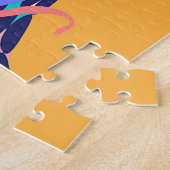 抽象芸術花パズル ジグソーパズル (側面)