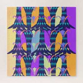 抽象芸術花パズル ジグソーパズル