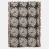 抽象芸術花ブランケット スローブランケット (正面縦)