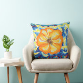 抽象芸術花化粧枕 クッション (椅子)