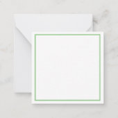 抽象芸術花囲いカード ノートカード (裏面)