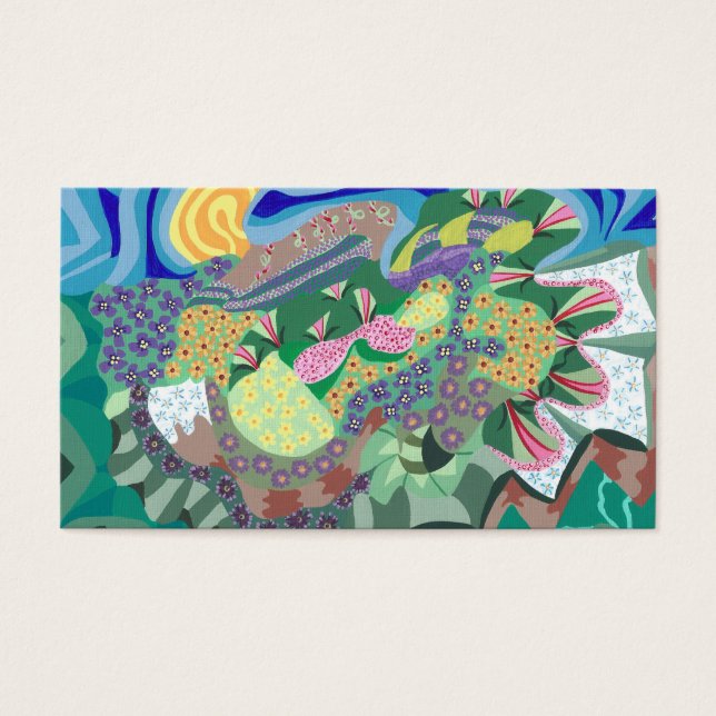 抽象芸術花園アーティストトレーディングカード (正面)