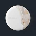 抽象芸術花嫁ボタン 缶バッジ<br><div class="desc">この時代を超越したロマンチックなデザインは、柔らかい色と植物的なアクセントを備えたフローラブーケを特徴としている。このデザインのすべての側面(フォント、文字サイズ、移動/削除されたフローラアクセント)を編集して、ニーズに合わせることができます。こ連絡のもしデザインでお願い</div>