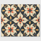 抽象芸術花弁交響曲 ラッピングペーパー (フラット)