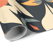 抽象芸術花弁交響曲 ラッピングペーパー (ロールコーナー)