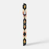 抽象芸術花弁交響曲 iPhone 15ケース (左側面)