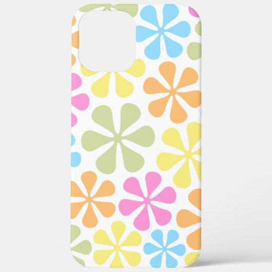 抽象芸術花明るい色ミックス Case-Mate iPhoneケース (裏面)