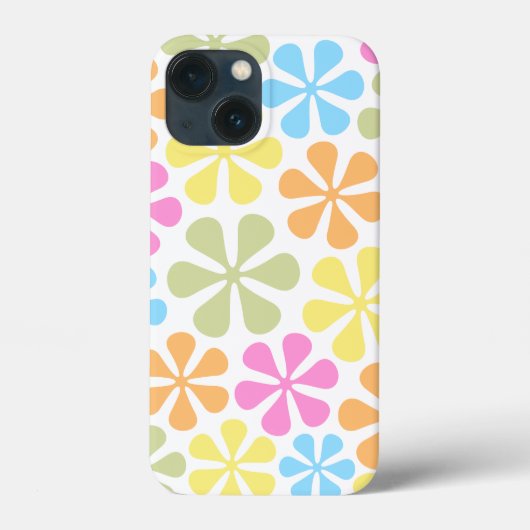 抽象芸術花明るい色ミックス Case-Mate iPhoneケース (裏面)