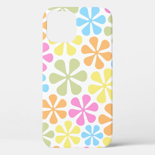 抽象芸術花明るい色ミックス Case-Mate iPhoneケース (裏面)