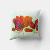 抽象芸術花枕 クッション (裏面)