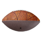 抽象芸術花柄 アメリカンフットボール (回転270)