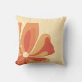 抽象芸術花柄 クッション (正面)