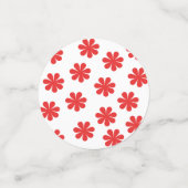 抽象芸術花柄 コンフェッティ (スモール正面)