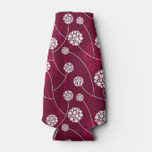 抽象芸術花柄 ボトルクーラー (正面)