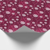 抽象芸術花柄 ラッピングペーパー (角)