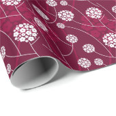 抽象芸術花柄 ラッピングペーパー (ロールコーナー)