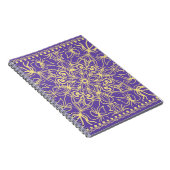 抽象芸術花柄。幾何学、曼荼羅デザイン ノートブック (右側)