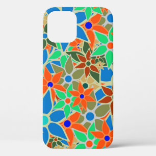 抽象芸術花柄 iPhone 12 PROケース