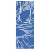 抽象芸術花植物性フローラ ワインギフトバッグ (正面)