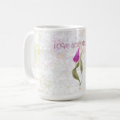 抽象芸術花模様マグカップ コーヒーマグカップ (正面左)