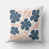 抽象芸術花模様加飾 クッション (正面)