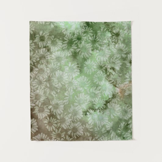 抽象芸術花模様花園芸花 タペストリー (正面)