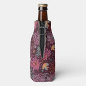 抽象芸術花模様 ボトルクーラー (ボトル裏面)