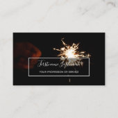抽象芸術花火の雨の長い露出スパーラー 名刺 (正面)