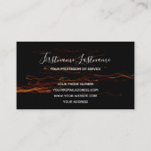 抽象芸術花火の雨の長い露出スパーラー 名刺 (裏面)