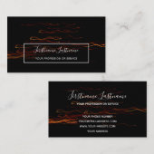 抽象芸術花火の雨の長い露出スパーラー 名刺 (正面/裏面)