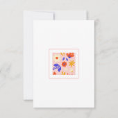 抽象芸術花火力 サンキューカード (裏面)