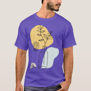 抽象芸術花瓶4 Tシャツ