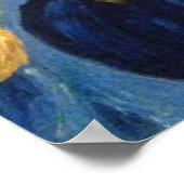 抽象芸術花瓶 ポスター (角)