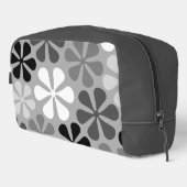 抽象芸術花白黒グレー ドップキット (右コーナー)