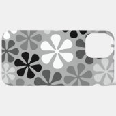 抽象芸術花白黒グレー Case-Mate iPhoneケース (裏面 (横))