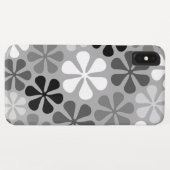 抽象芸術花白黒グレー Case-Mate iPhoneケース (裏面(横))