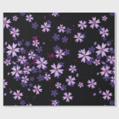 抽象芸術花花びら包装紙 ラッピングペーパー (フラット)