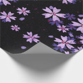 抽象芸術花花びら包装紙 ラッピングペーパー (角)