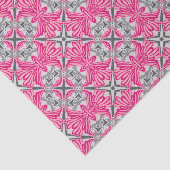 抽象芸術花花びら明るい赤紫色ピンクとグレー 薄葉紙 (詳細)