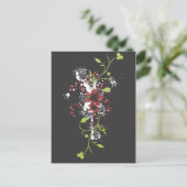抽象芸術花葉書 ポストカード (スタンド正面)
