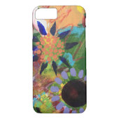 抽象芸術花電話ケース Case-Mate iPhoneケース (裏面)